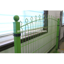 ISO9001 Fábrica Cheap residencial ornamental forjado Iron Fence modelas / painel de cerca de metal sólido